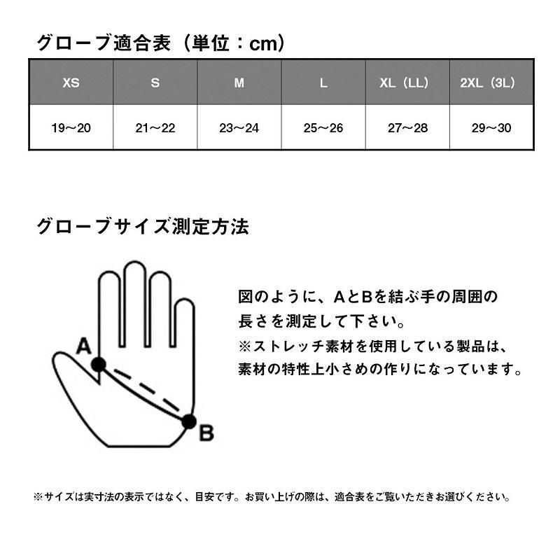 防寒グローブ 5本カット
