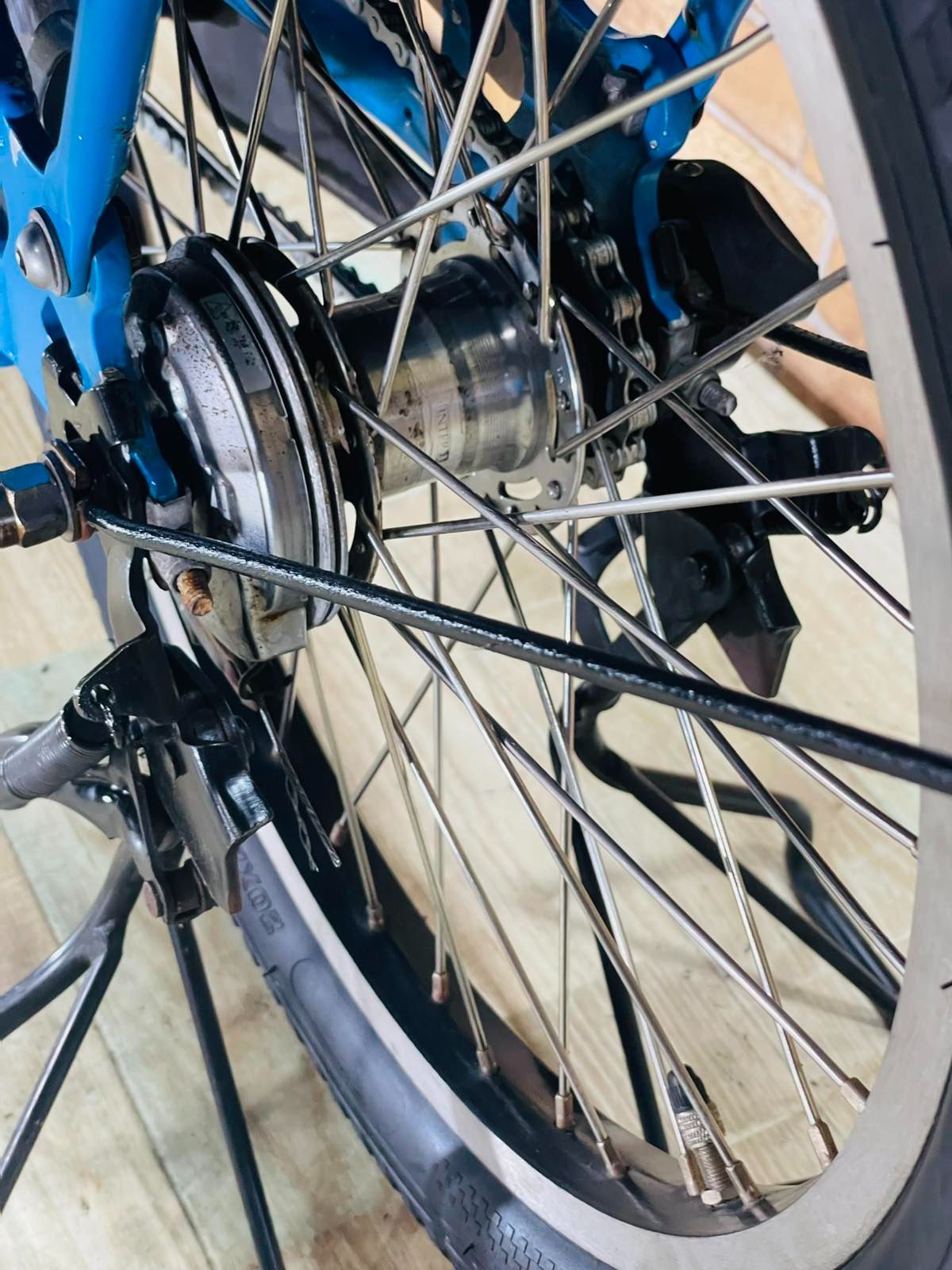 超 モデル ブルー系 即 ヤマハ パスキス 電動アシスト自転車 8.7AHバッテリー 子供乗せ 20インチ 完成車 PAS kiss H2544 BRIGHTFACE_UK