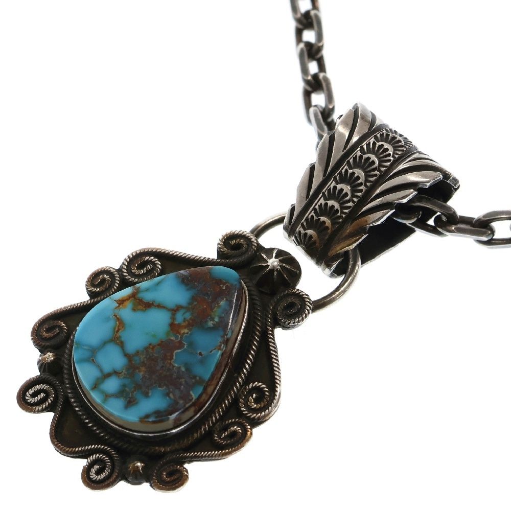 新品 フレディマロニー ターコイズペンダント