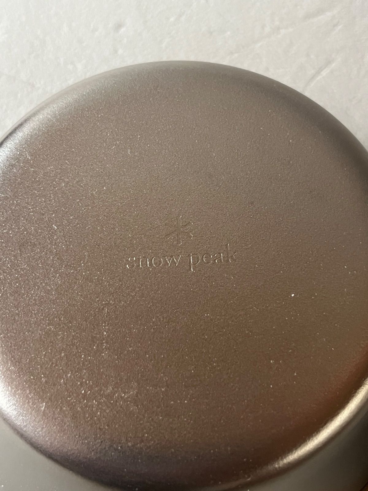 1997年 snow peak スノーピーク カップ イン チタン付属カップSCS-003 300ml シングル目盛りシェラカップ プレート 廃盤 チタンシェラカップ チタンクッカー アウトドアチタン OLIVEOS_COM_TR