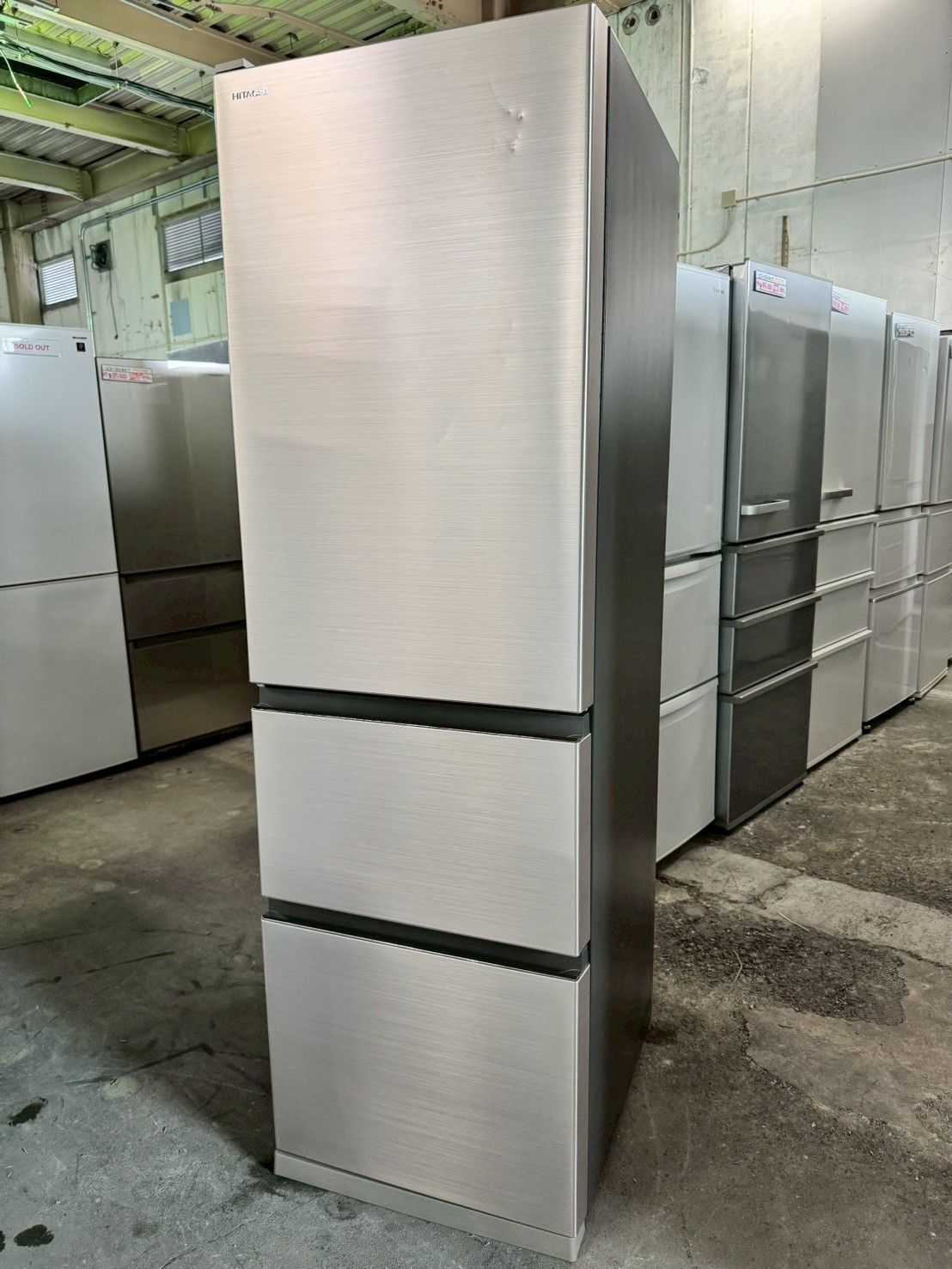 大阪送料無料☆3か月保障付き☆冷蔵庫☆日立☆3ドア☆2020年☆R-V32KV