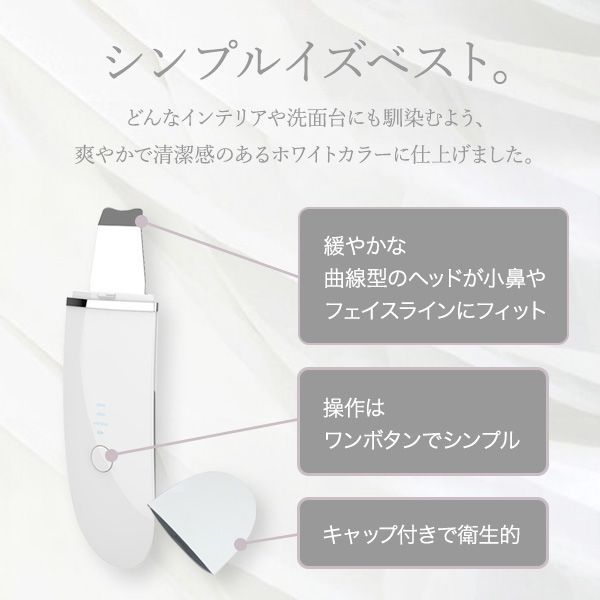 美顔器 イオン導入 ウォーターピーリング 超音波導入 マッサージ