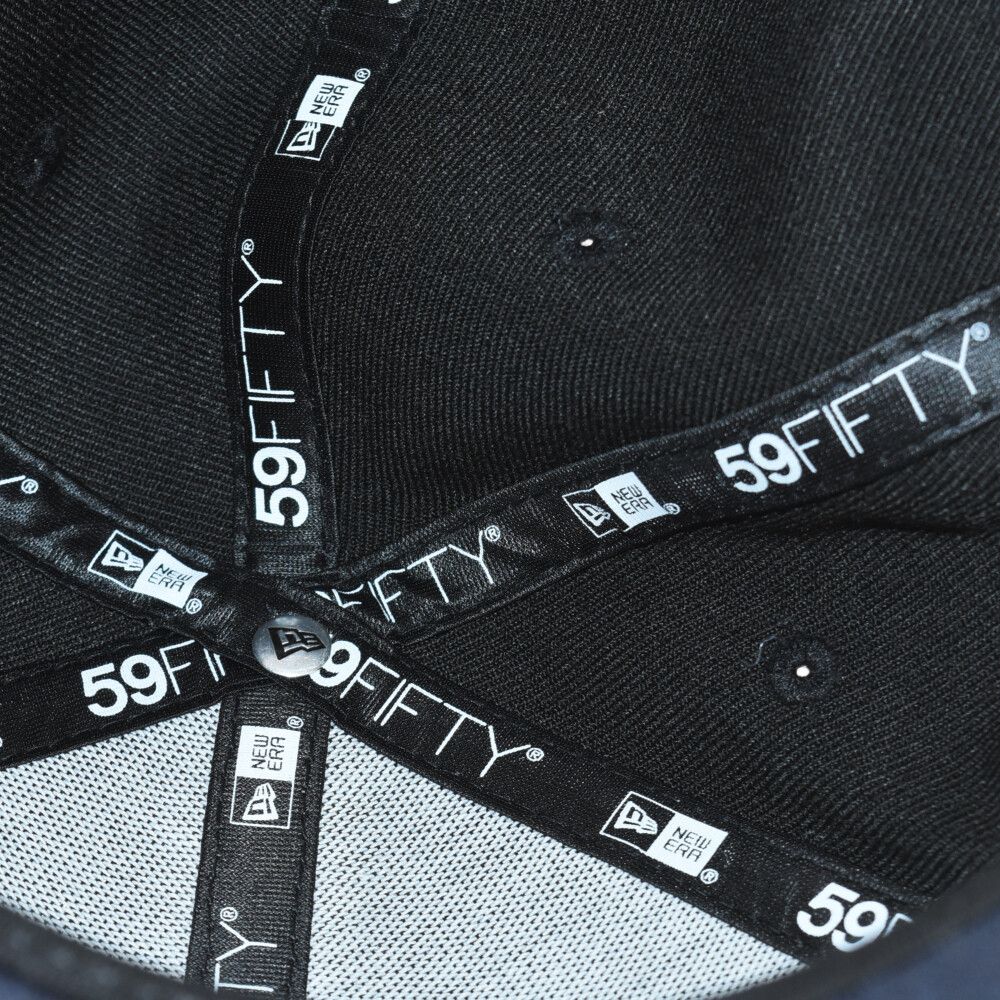 SEQUEL (シークエル) ×NEWERA 59FIFTY ニューエラ ロゴキャップ ブラック 刺繍 帽子 7 1/2 SQ-23SS-HT-02