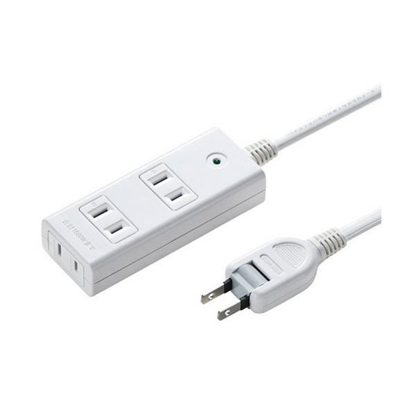 まとめ サンワサプライ雷ガードタップ ホコリ防止シャッター 2P 3個口 3m ホワイト TAP-SP2113MG-3WN 1個 ×3セット