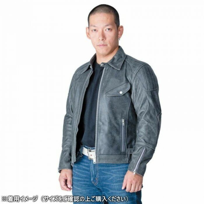 美品NANKAI ナンカイシングルライダース レザージャケットシングルレザーLL 美品☆NANKAI リアルレザー シングルライダースジャケット 総柄