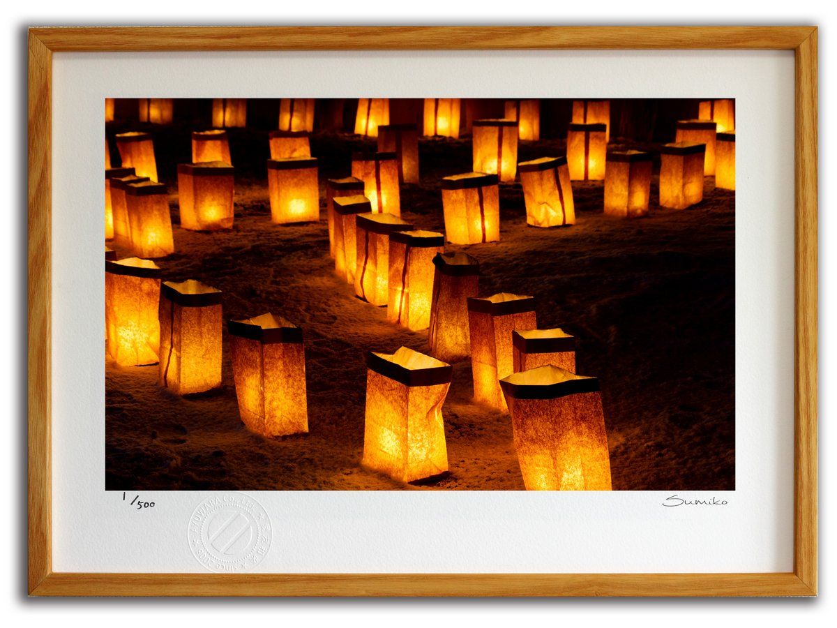 ポストカードプリント ━ 結ふ ━ 木製パネル 和紙 絵画 日本画 ポスト