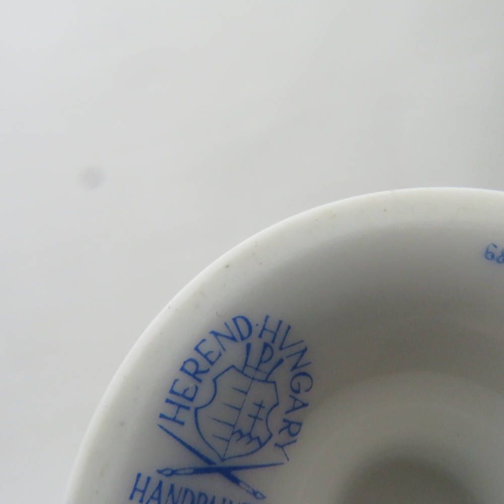 美品 Herend ヘレンド ウィーンの薔薇 4985 VRH アンピールカップ  