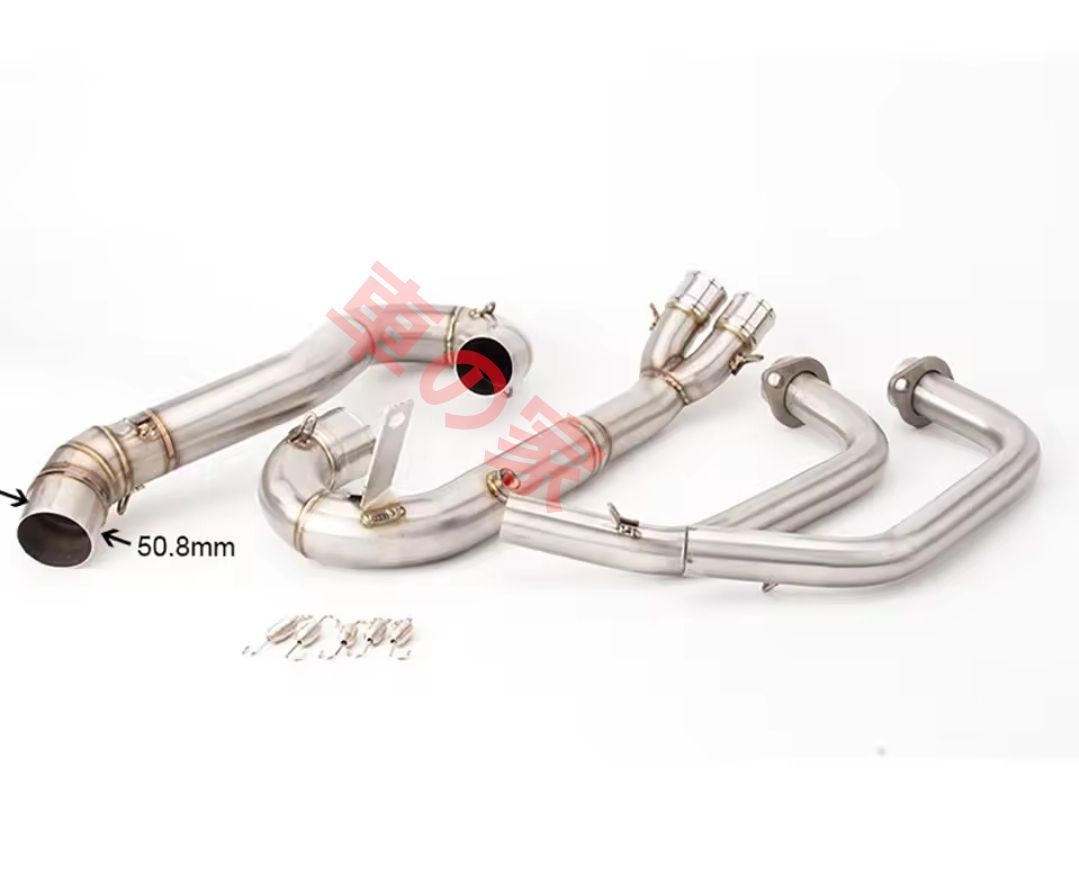 ヤマハ YZF R-25 フルエキ化 エキゾーストパイプ チタンカラー R25マフラー サイレンサー スリップオン カウル DECORATOM_COM_BR