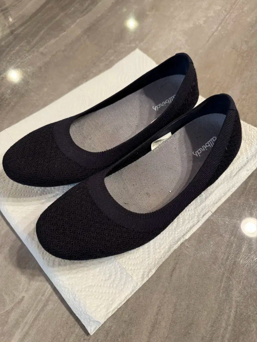 オールバーズ 木 ブリッジャー ニット レディース フラットシューズ 255mm