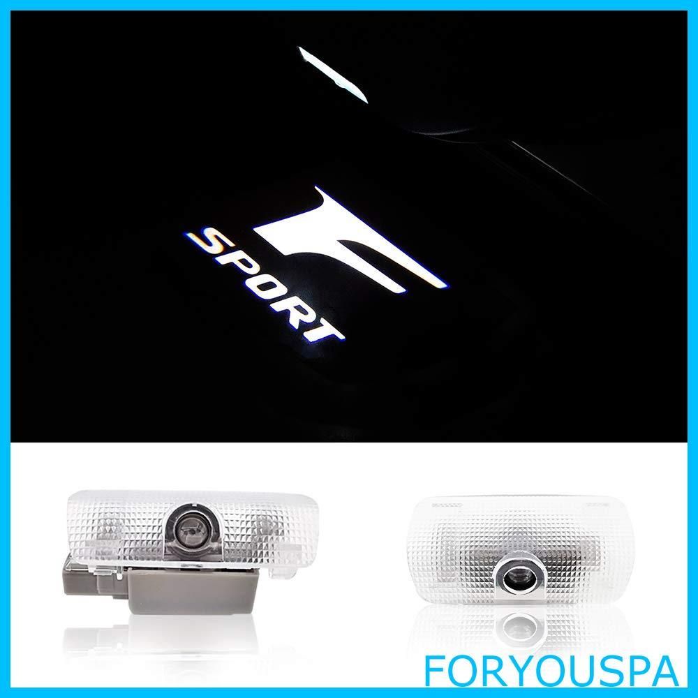 【数量限定】uuakarinレーザーロゴライトカーテシライト ロゴ カーテシランプ HD ロゴ投影 色褪せず 2個セット工具付 対応 NX 2代目 NX250/NX350/NX350h/NX450h