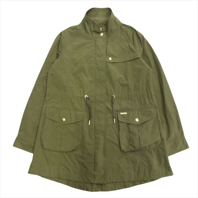 ウールリッチ WOOLRICH ミリタリー コート ジャケット ブルゾン 金ボタン スタンド 1801097 S カーキ レディース◆５