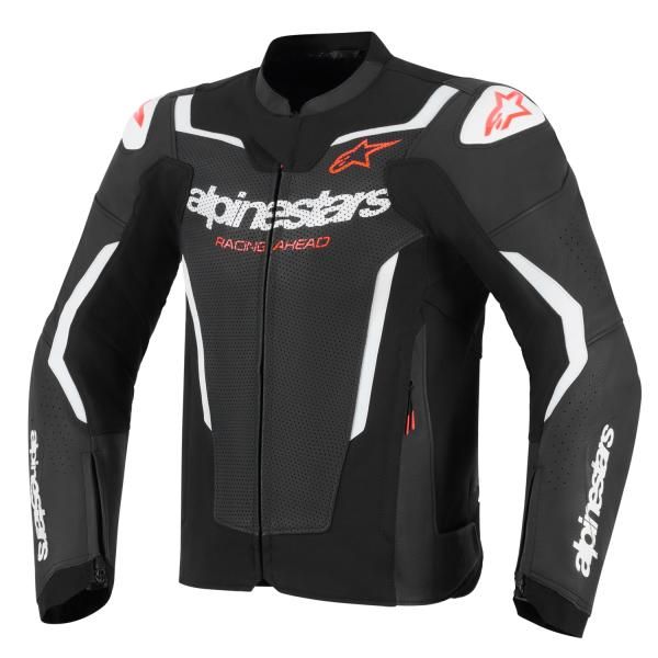 2営業日で発送 GP FORCE V2 LEATHER JACKET AIRFLOW 12 BLACK WHITE 50