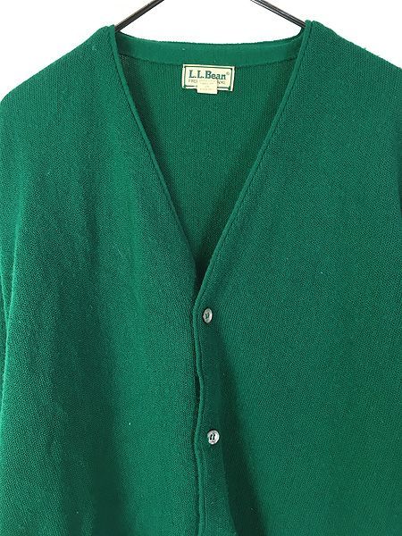 古着 80s USA製 LL Bean パール編み アクリル ニット
