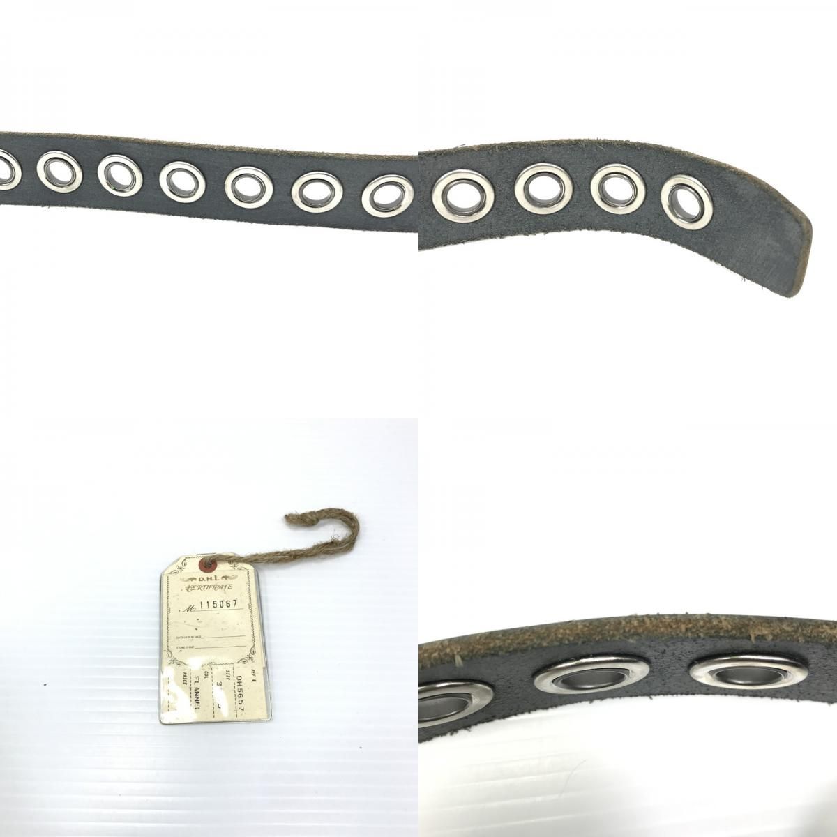 Vintage Works レザーベルト DH5663 31/79 中古品】 VINTAGE WORKS ビンテージワークス LEATHER BELT