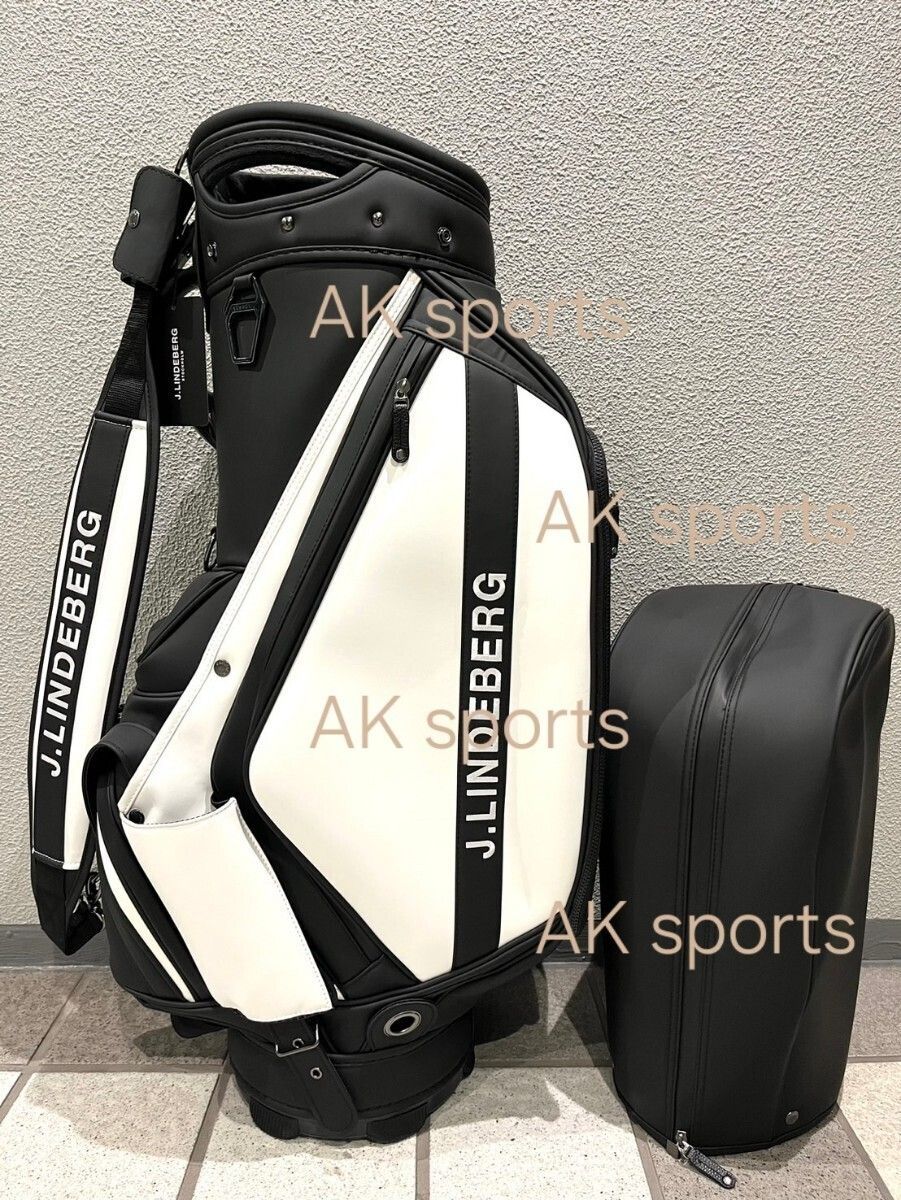 j.lindebergキャディーバッグ、ヘッドカバーセット j.lindebergキャディーバッグ、ヘッドカバーセット J.LINDEBERG ゴルフ