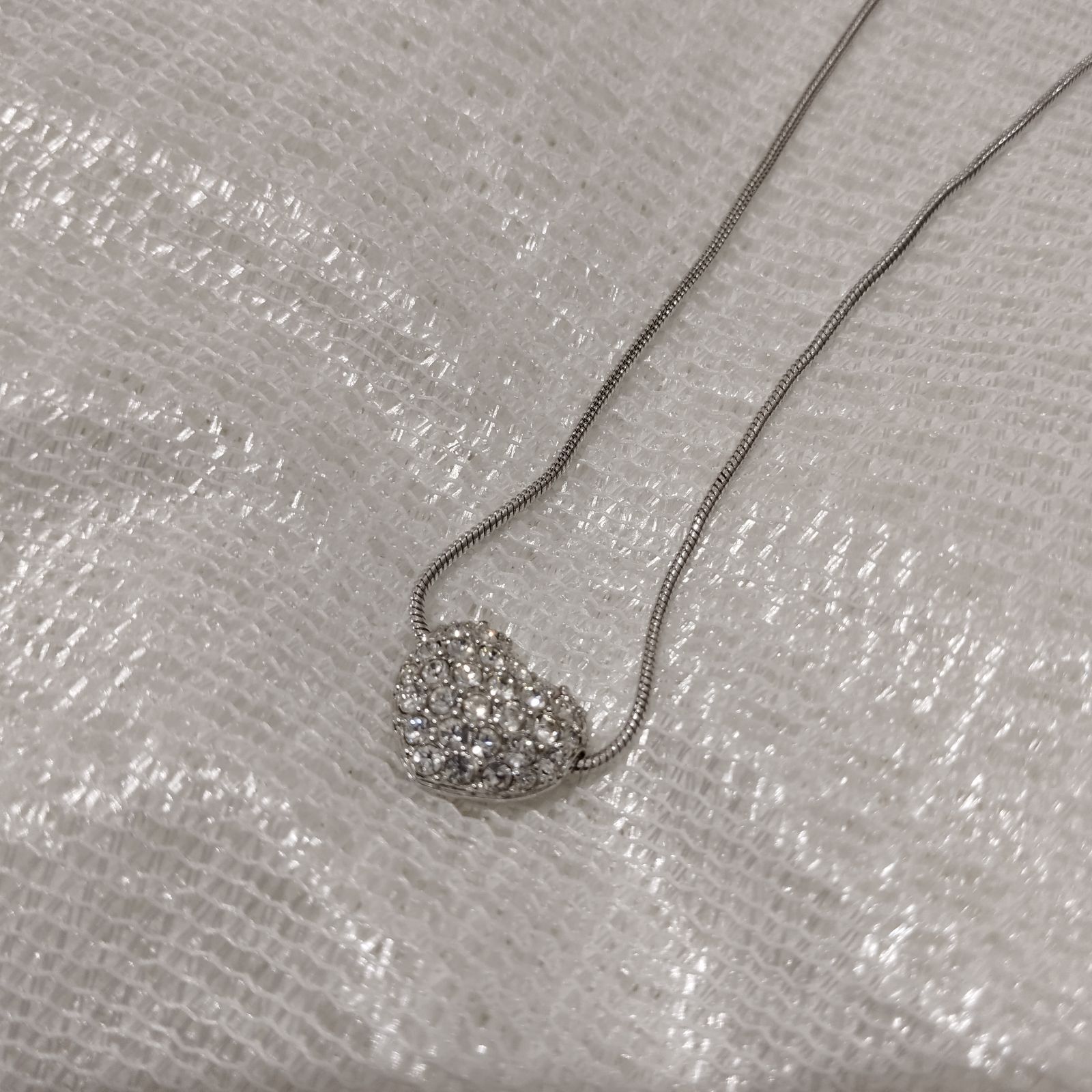 最終値下げ】SWAROVSKI ペンダント スワロフスキー ハートネックレス 
