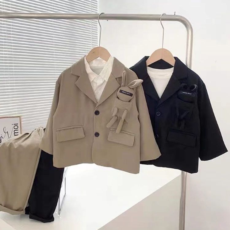 90 男の子フォーマルスーツ6点セット　キッズ子供服　発表会　ジャケットズボン 楽天市場】入園式 男の子 子供スーツ 2点セット キッズ 上下