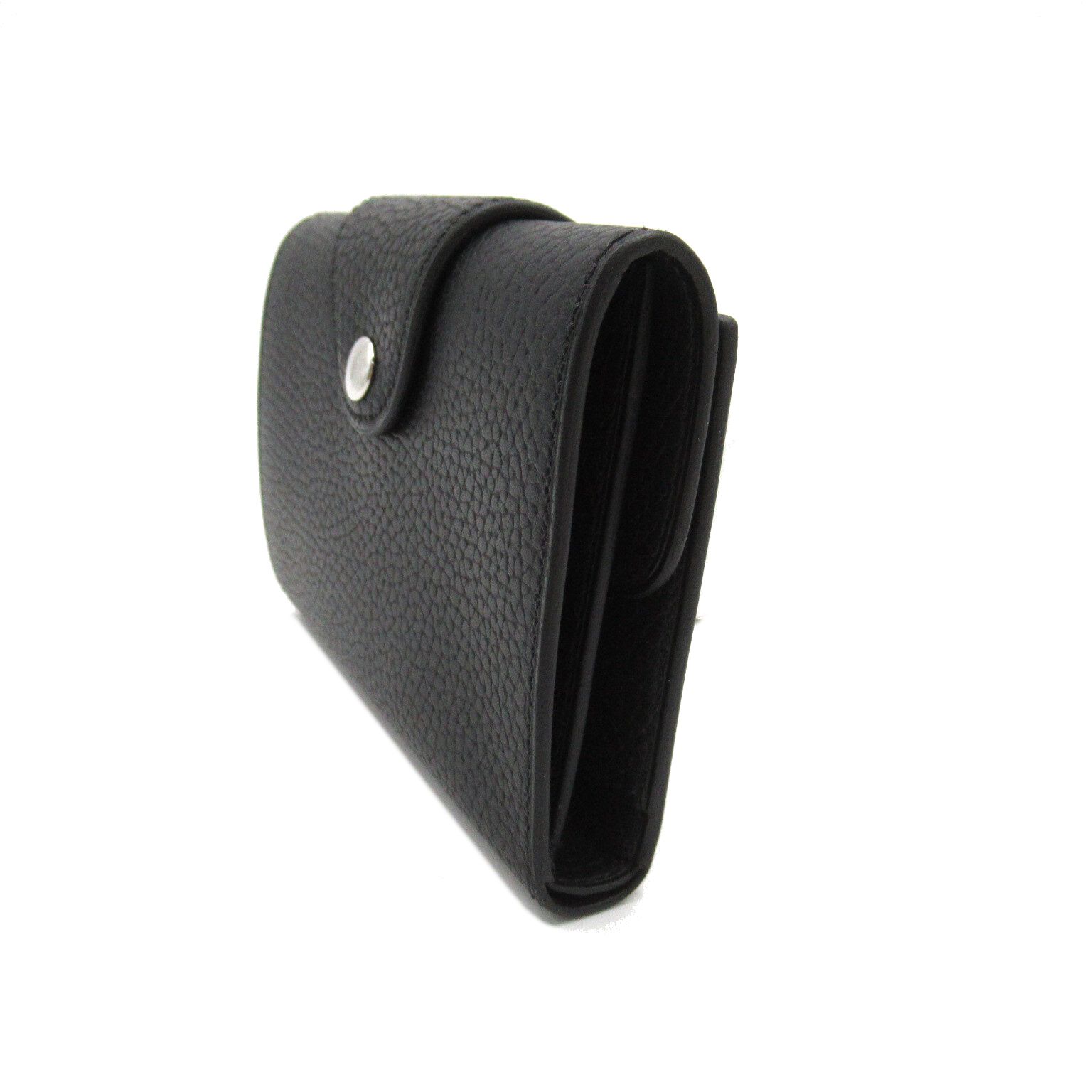 HERMES / イリアードコンパクト W刻印 シェーブル ブラック