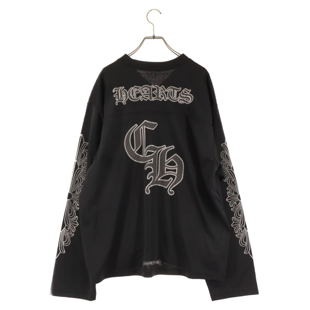 CHROME HEARTS (クロムハーツ) MESH WARM UP JERSEY CHプリント 