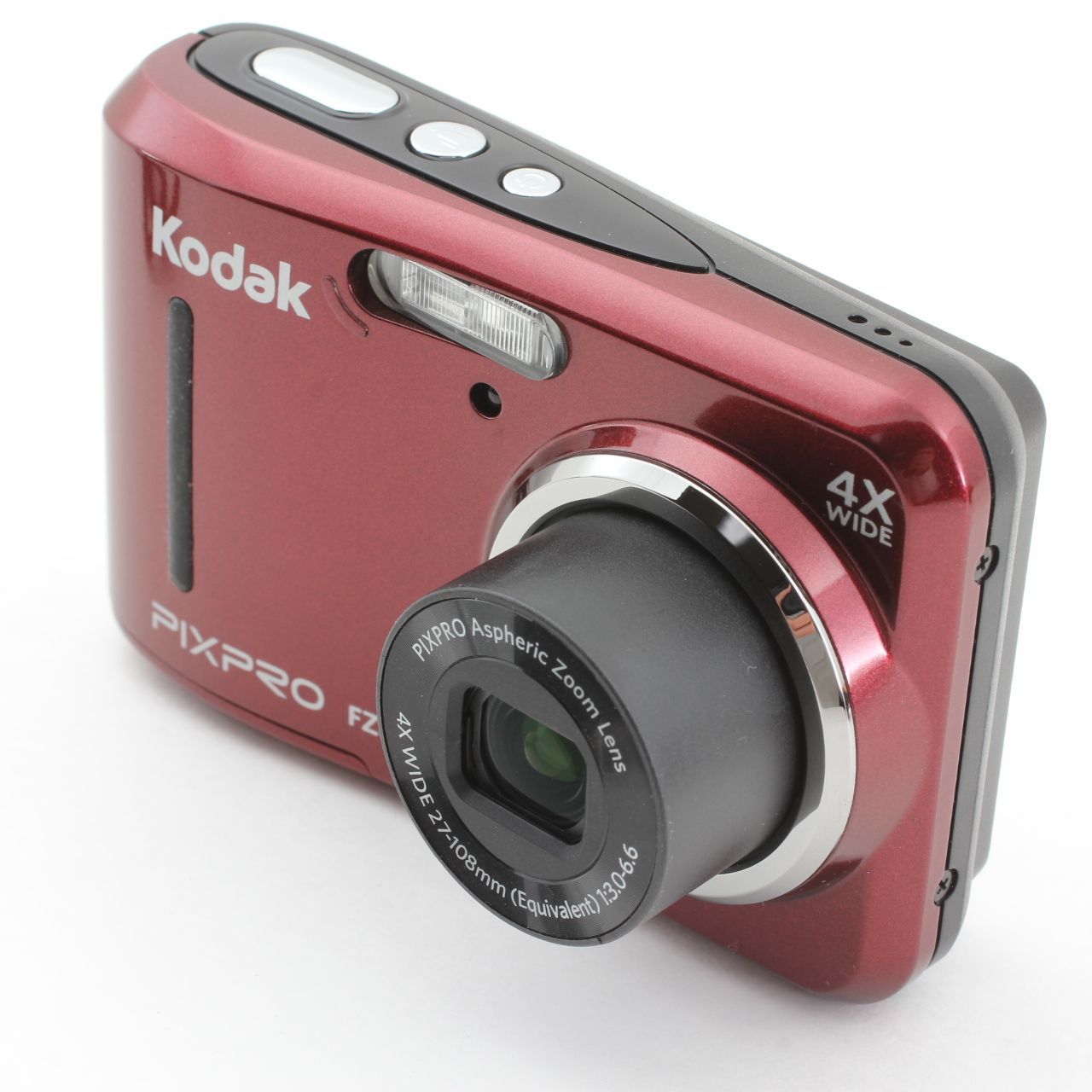 新品】 Kodak PIXPRO FZ55 赤（レッド） コダック 新品】 Kodak PIXPRO