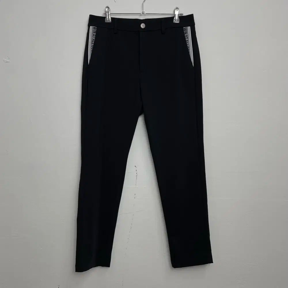 ワック WAAC ブラック テイピング POINT ストレートフィット パンツ 1 S