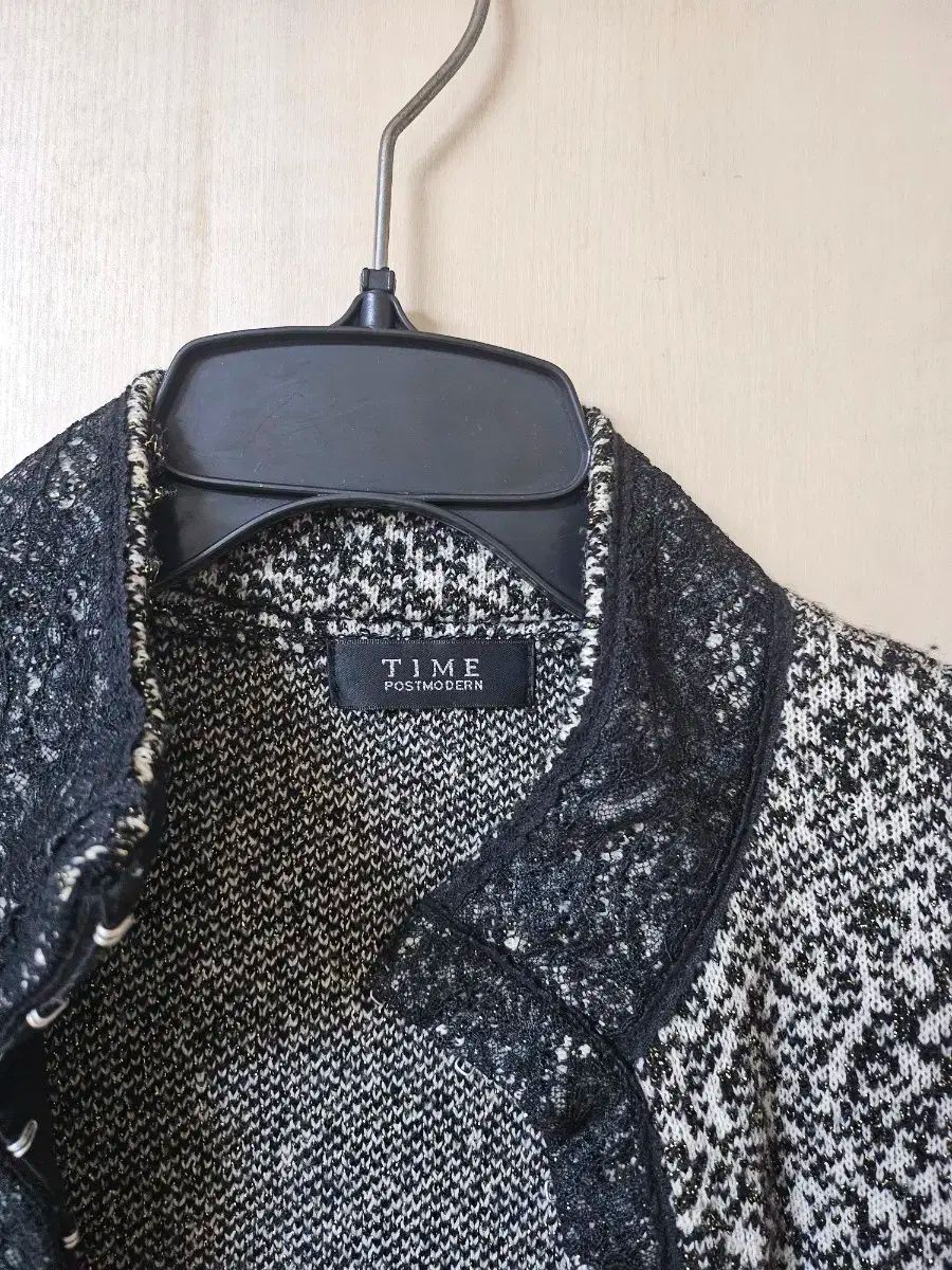 TIME ミックス ツイード レース ジャケット
