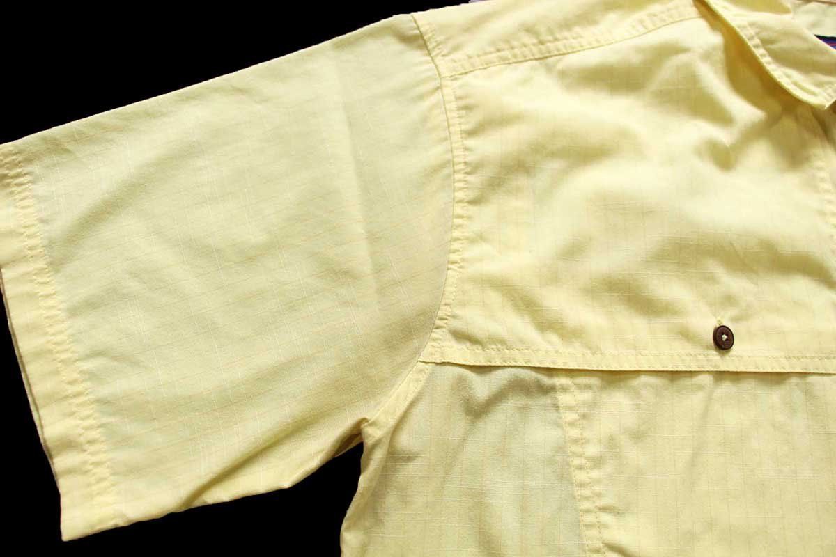 00s patagoniaパタゴニア Island Hopper Shirt ストライプ 半袖