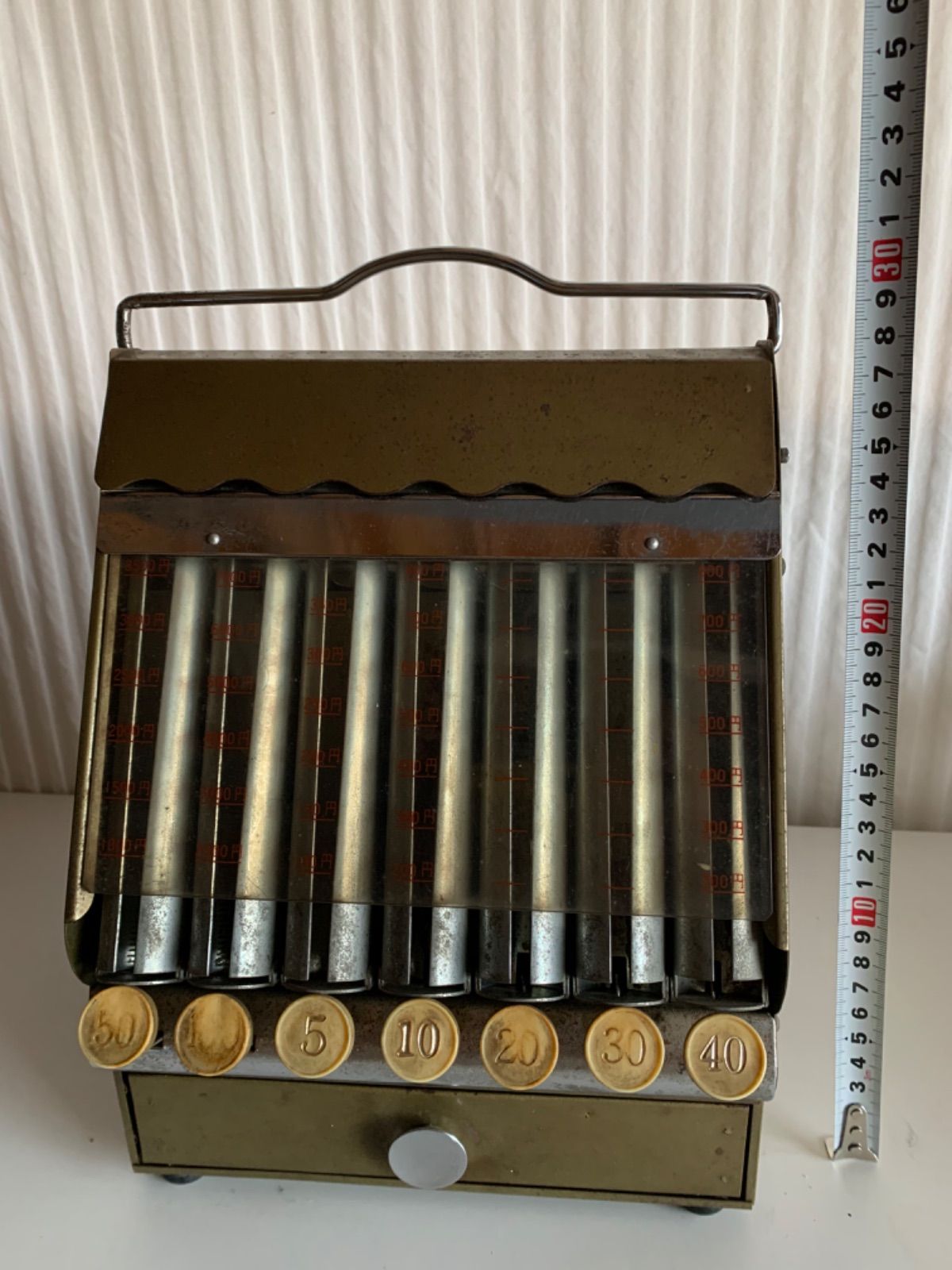 釣銭器 自動選別硬貨釣銭器 ストア アンティーク 昭和レトロ 昭和