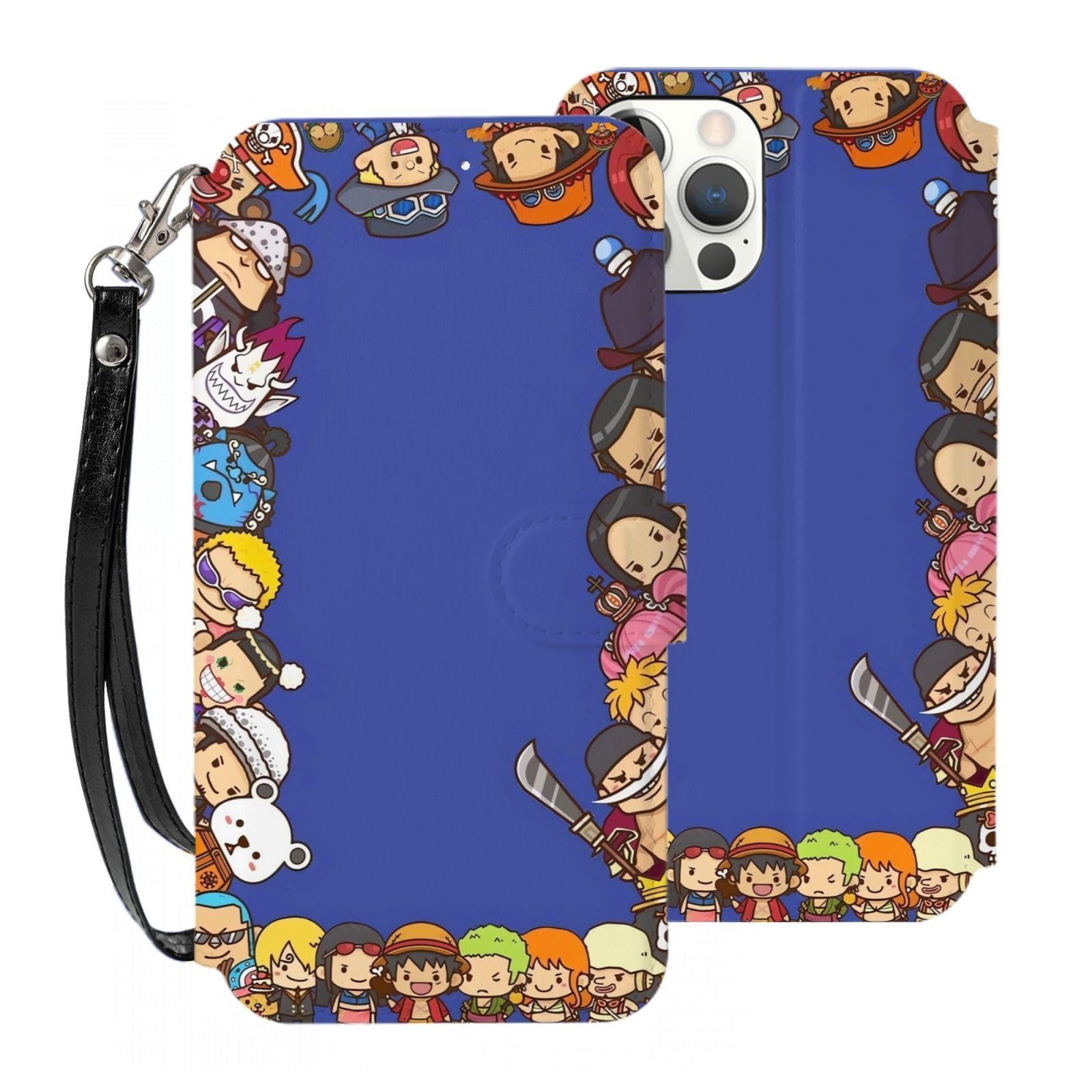 【人気商品】with Compatible ワンピース iPhone15ケース手帳型 スマホケース 15ケース手帳 iPhone15手帳型ケース iPhone 15ケース iPhone15ケース 財布型 iphone15カバー シンプ 内蔵マグネット カード収