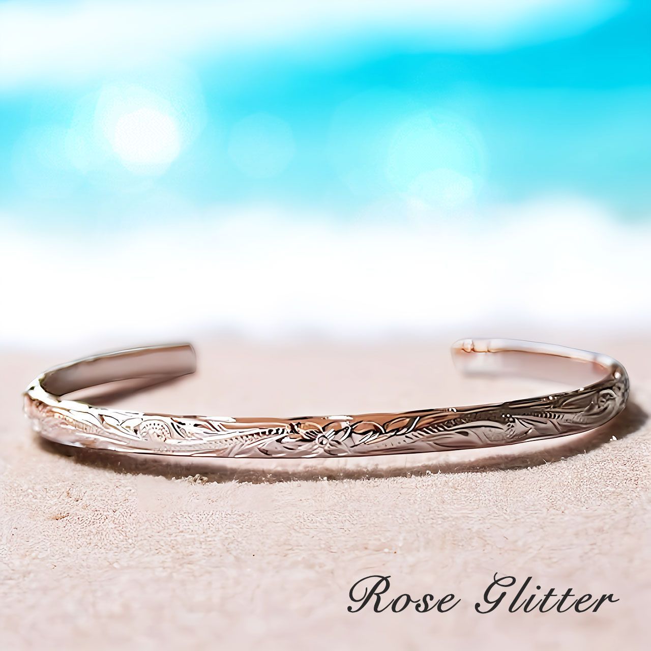 ヴィンテージ風透かし彫りバングル｜ビンテージ個性の透かし彫り