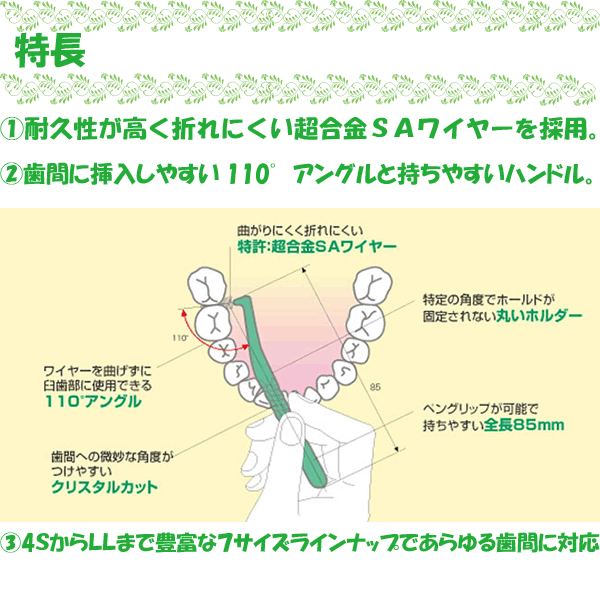 歯間ブラシ DENT.EX LION ライオン デント 選べる 各種 各サイズ 4S〜LL 4本×4箱 4本×4個 矯正 歯間部 掃除清掃　4つ