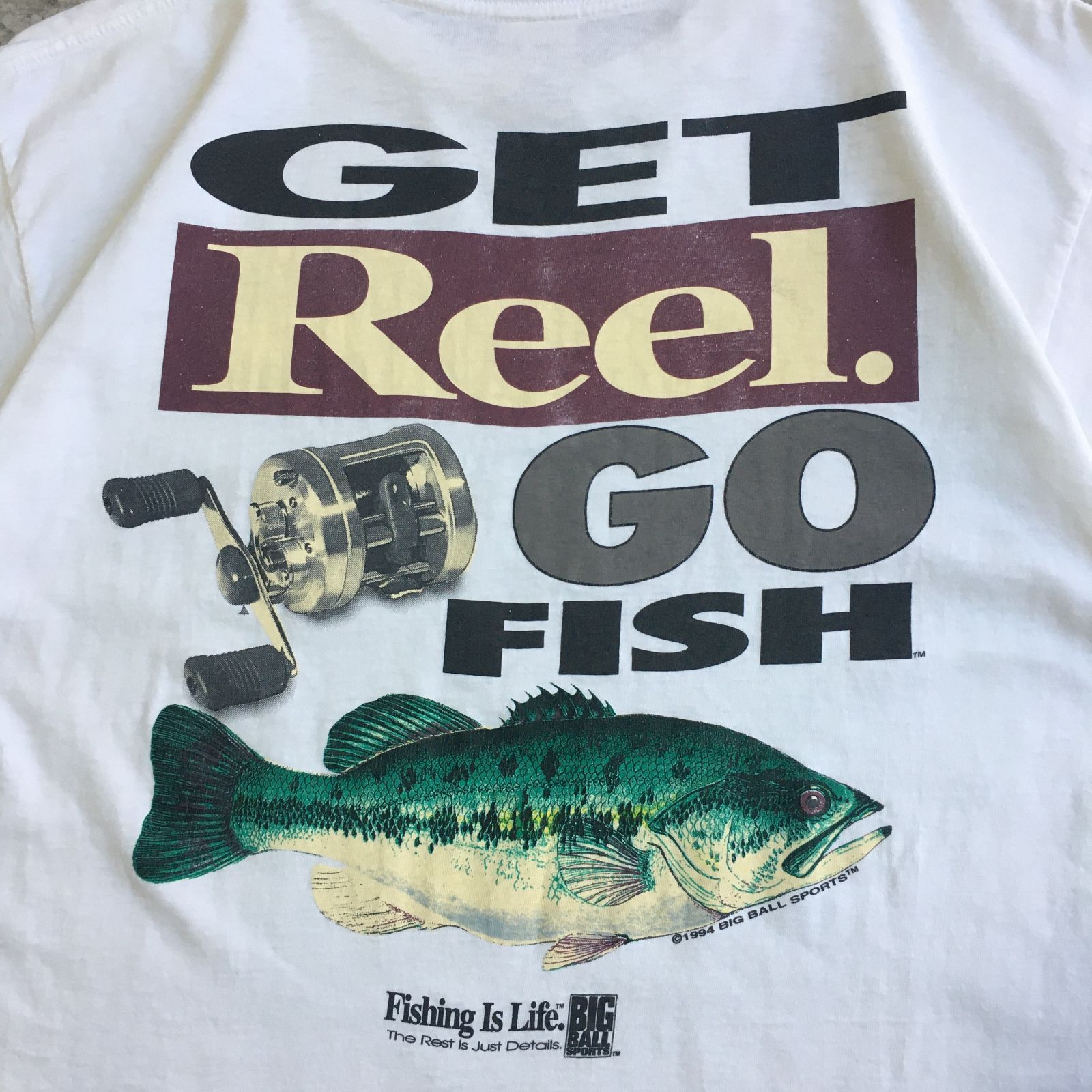 90s USA製 FISHING RULE Ｔシャツ 釣り フィッシング 90s 魚 釣り フィッシング Tシャツ アメリカ製 サイズ L - メルカリ