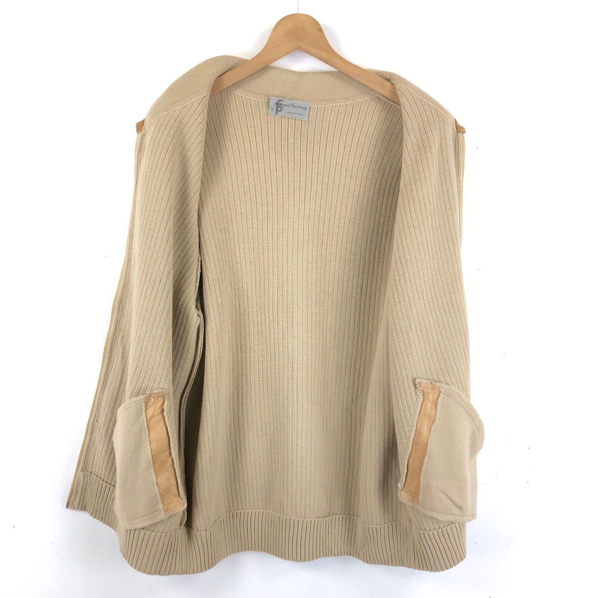 ジップアップ セーター paul fourticq フランス製 ユーロ古着 