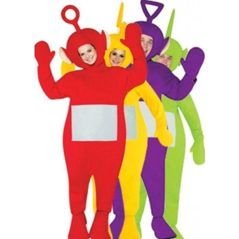 コスプレ 仮装 衣装 4点 ハロウィン コスチューム デラックスジェダイナイト 大人用 テレタビーズ Teletubbies 成人