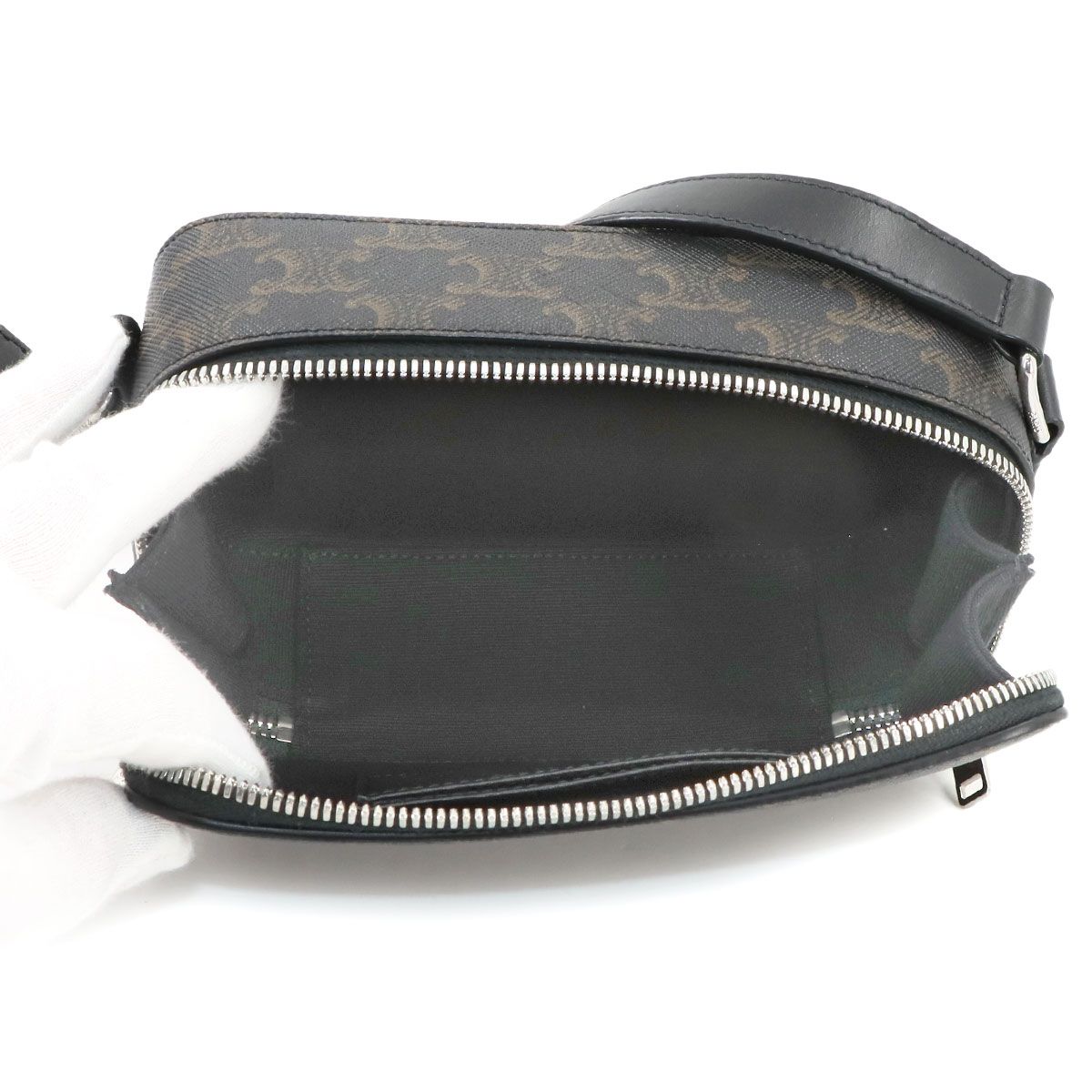 未使用 展示品 セリーヌ CELINE トリオンフ ミニ ショルダー バッグ  