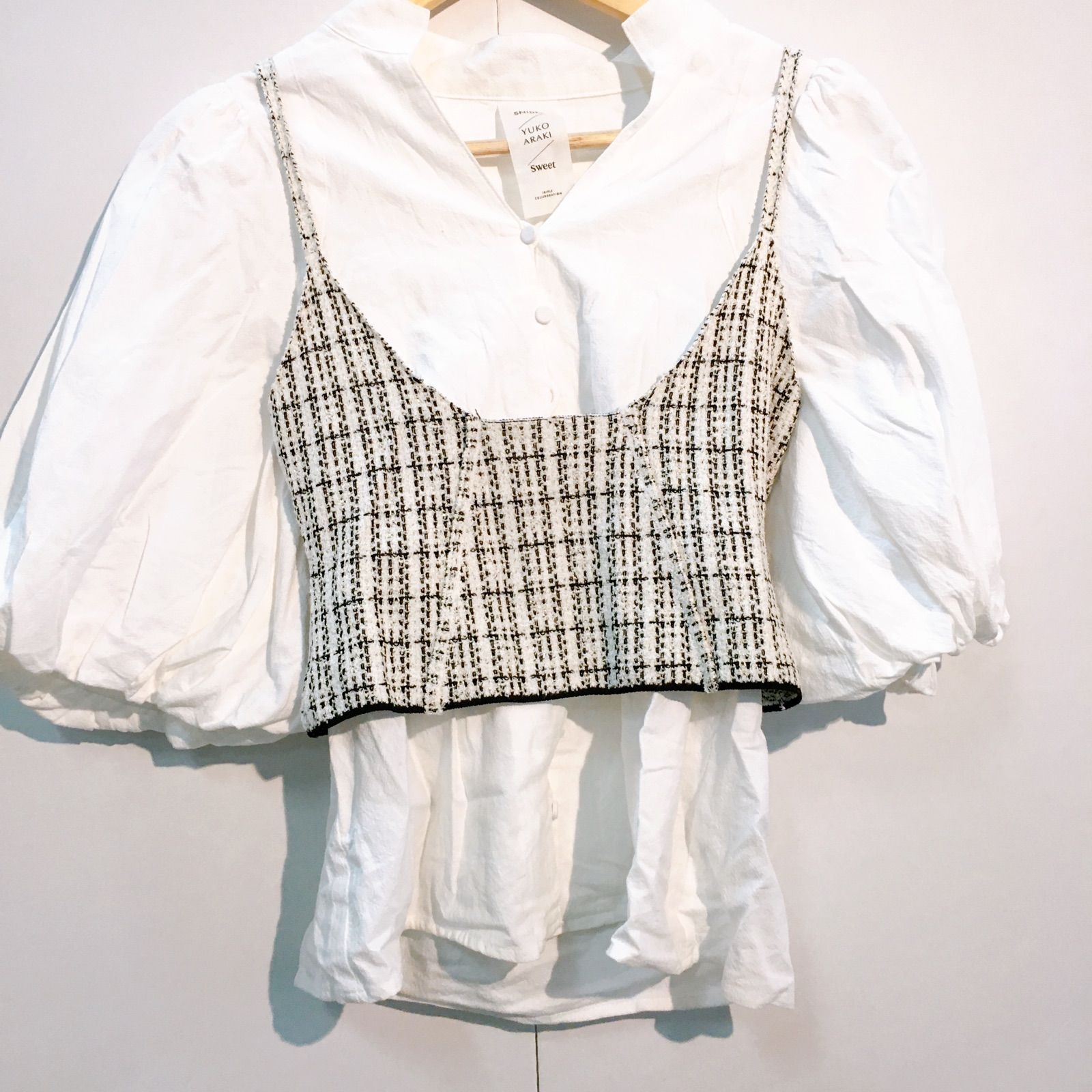 美品】snidel スナイデル 新木優子 Yuko Araki sweet コラボ 