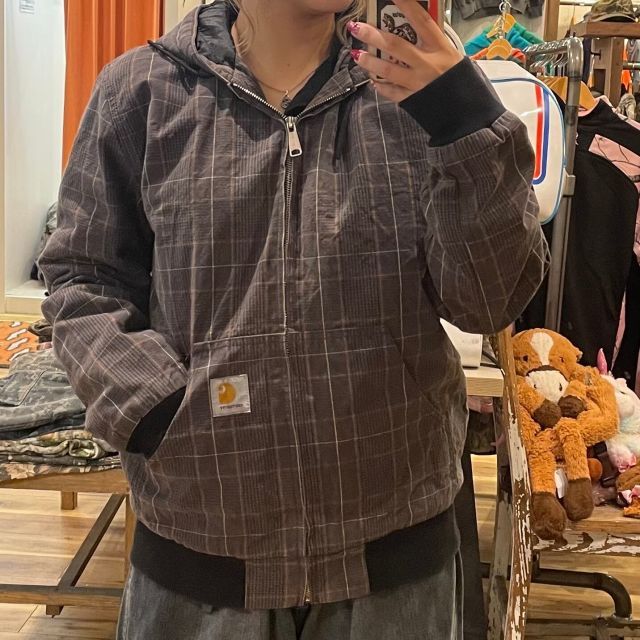Carhartt アクティブジャケット チェック柄 Carhartt/カーハート】アクティブジャケット チェック柄 - メルカリ