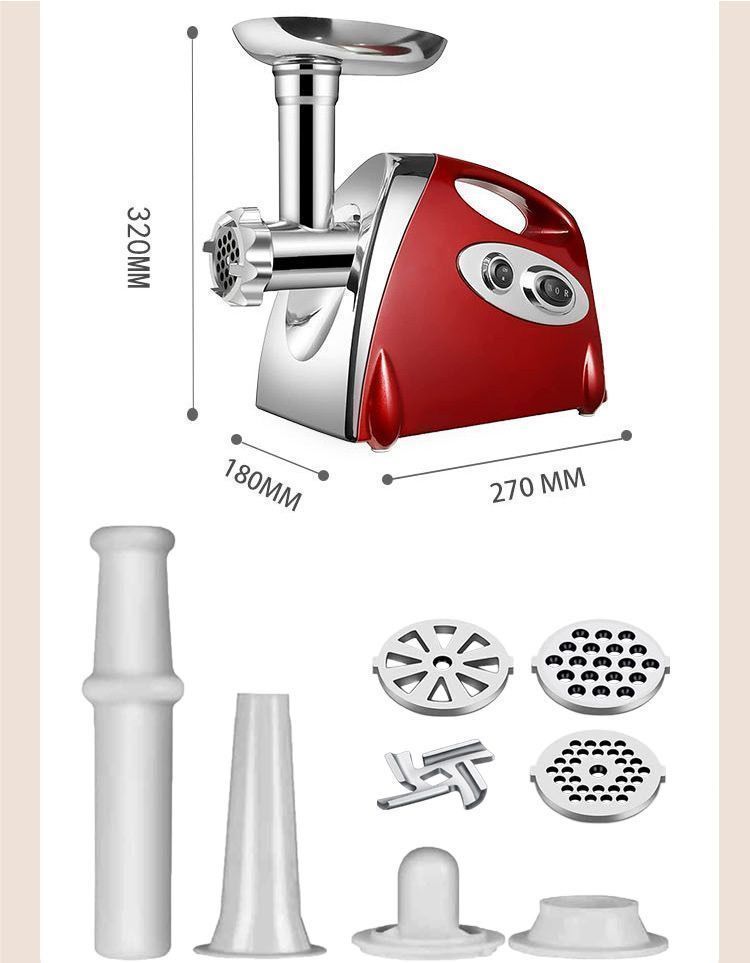 MINATOWORKS ミナト 業務用ステンレス製 電動ミンサー PMM-12F (100V/2