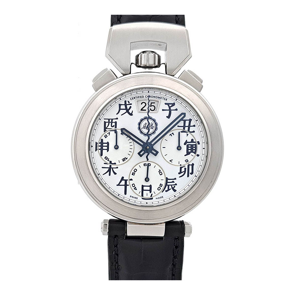 ボヴェ スポーツスター クロノグラフ ビッグデイト SP0002 C800 自動巻き ステンレススティール メンズ BOVET【中古】 【時計】