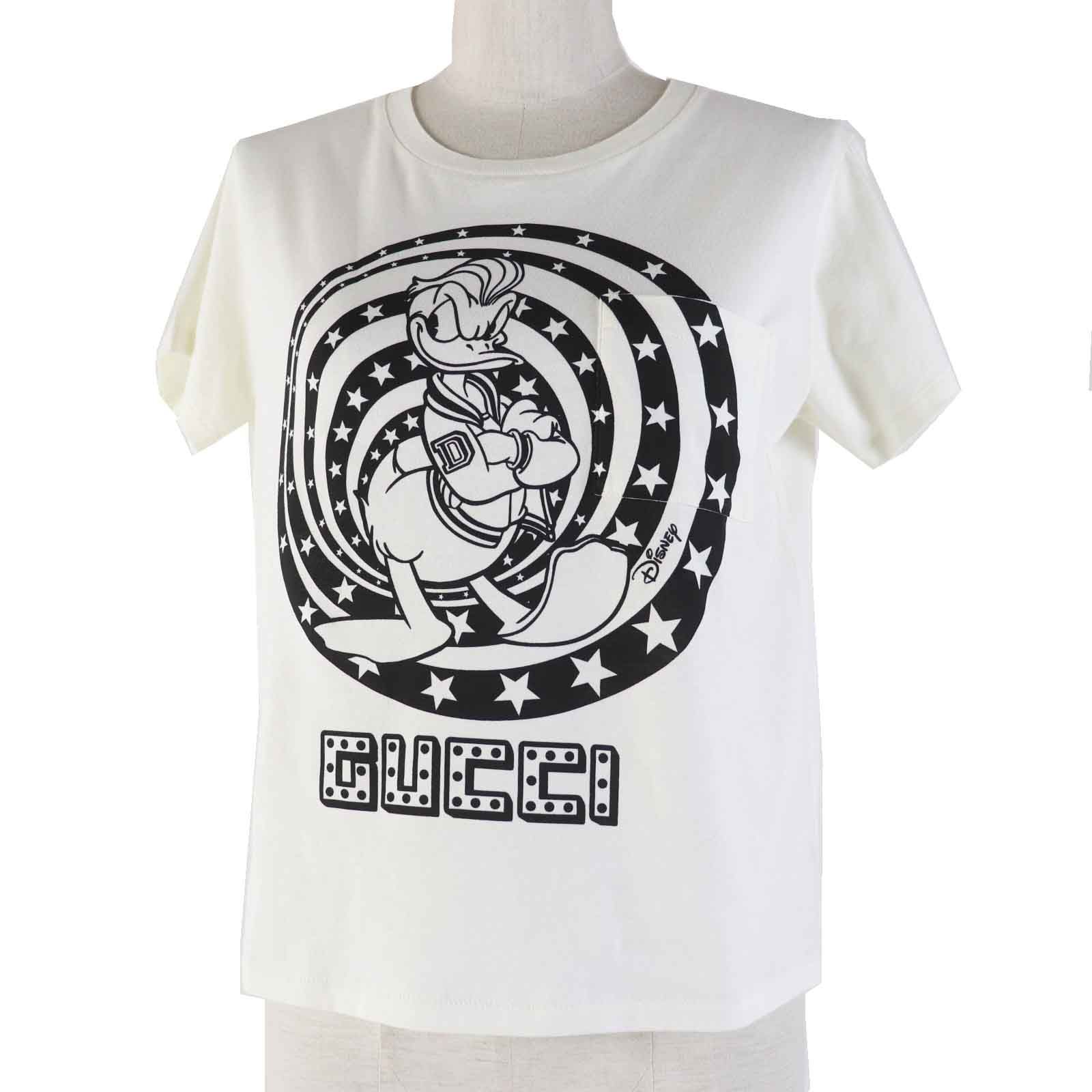 極美品◎GUCCI グッチ Disney ディズニー 644674 コットン ドナルド 