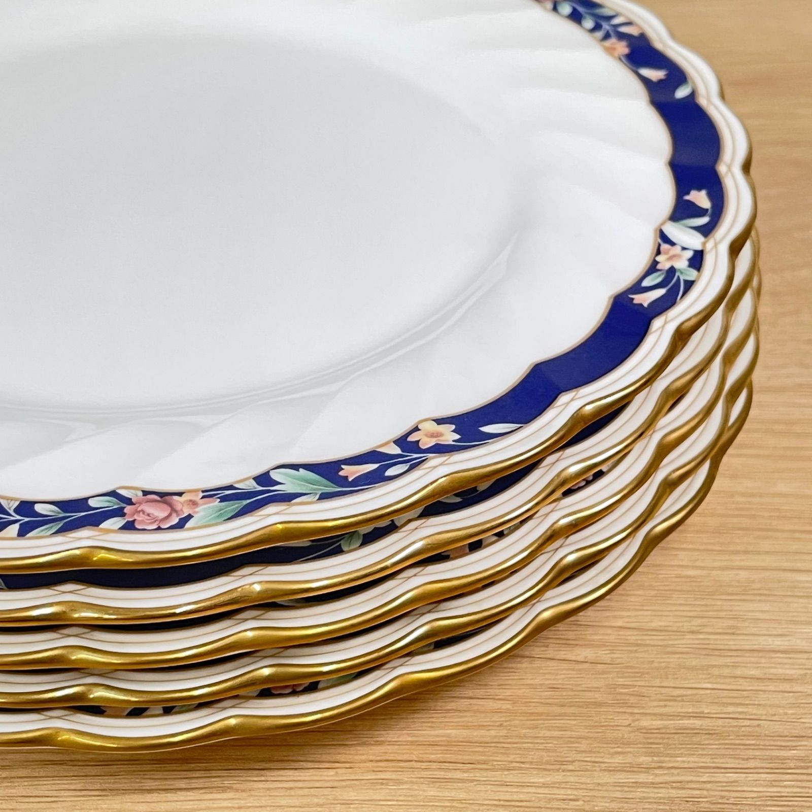 新品未使用 NORITAKE ディナープレート5枚　パーティー Noritake ノリタケ midnight tapestry ディナープレート 5枚セット
