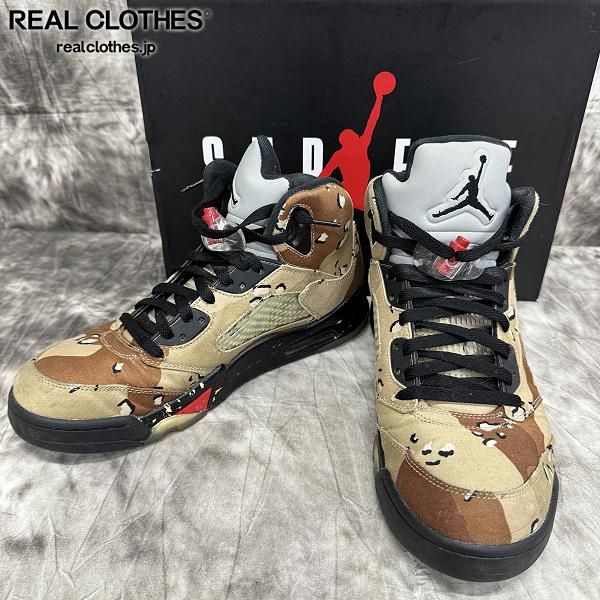 Supreme×NIKE/シュプリーム×ナイキ AIR JORDAN 5 RETRO/エアジョーダン 