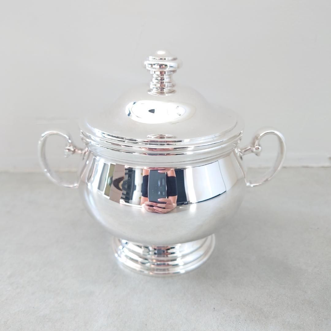 クリストフル アルビ シュガーポット 布袋付き