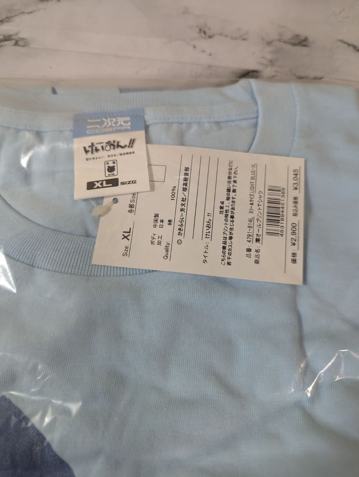 澪 けいおん オールプリント tシャツ XL