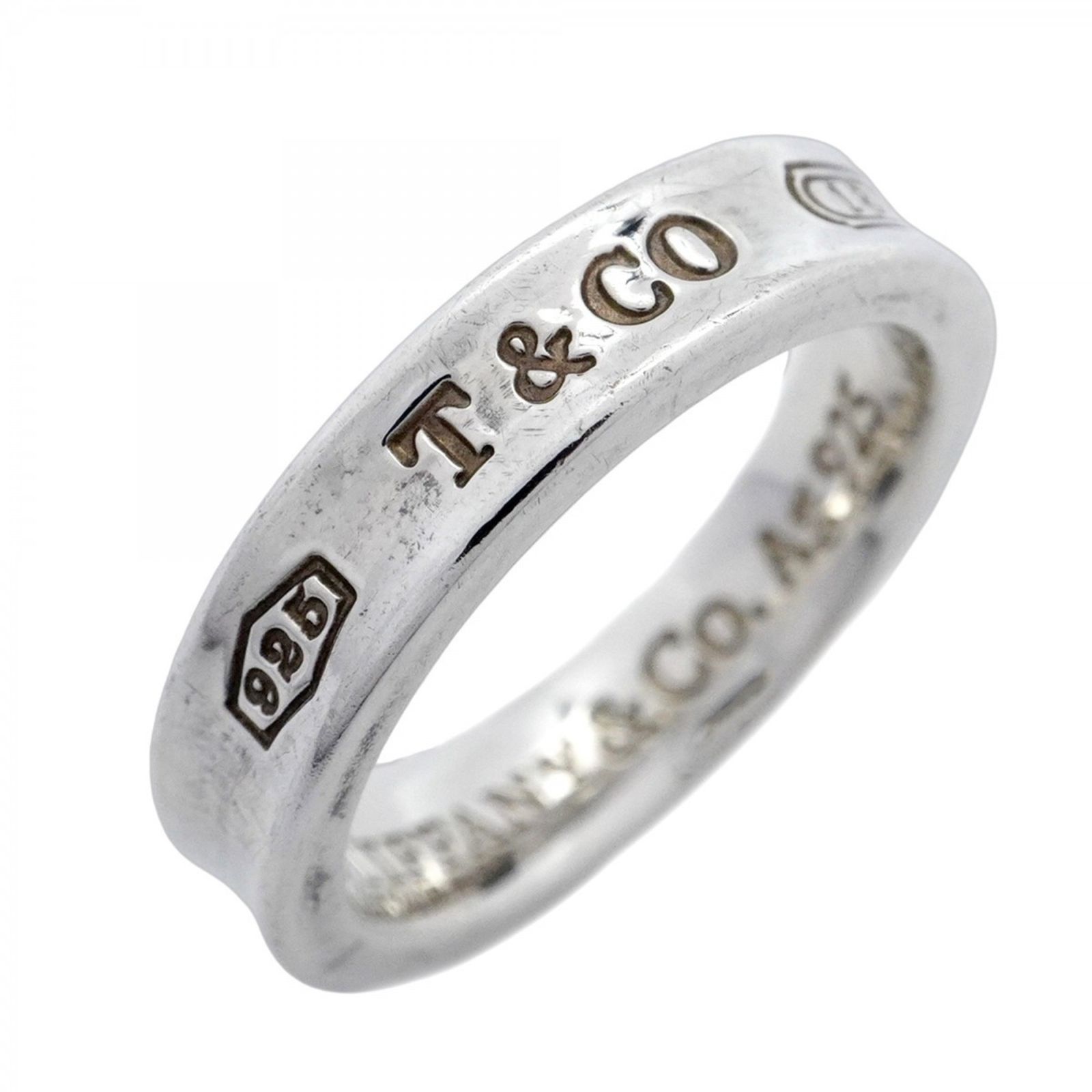 Tiffany & Co. ナローリング　シルバーリング　20号 Brandol / Tiffany ティファニー リング 1837 ナローリング