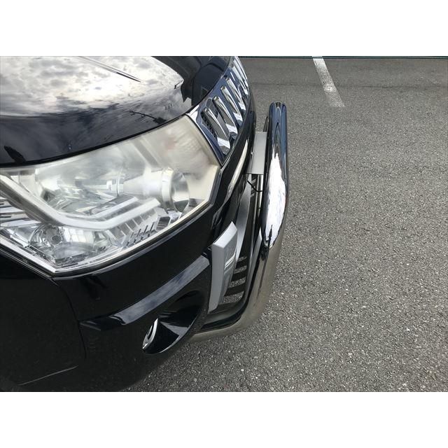 三菱 デリカD:5 フロントガードバー ブルバー ステンレス 中古 入荷済み！WIN120 デリカ D:5 ブルバー フロント バンパーガード