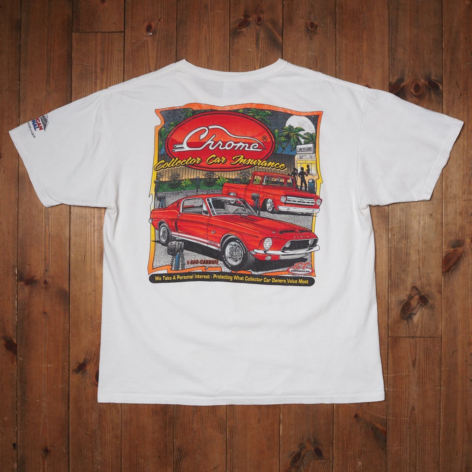 Tシャツ クラシックカー 旧車 白 ビンテージ XL - メルカリ