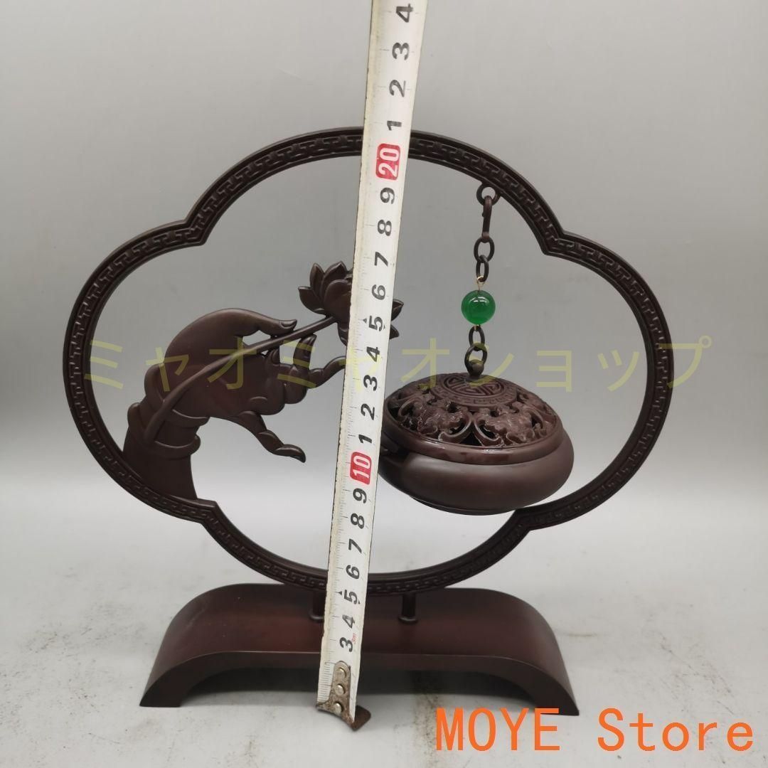 人気アイテムが再入荷！ 銅器 蓮華仏手薫香弔炉 香道具 書卓茶室 禅意装飾品 工芸品 置物
