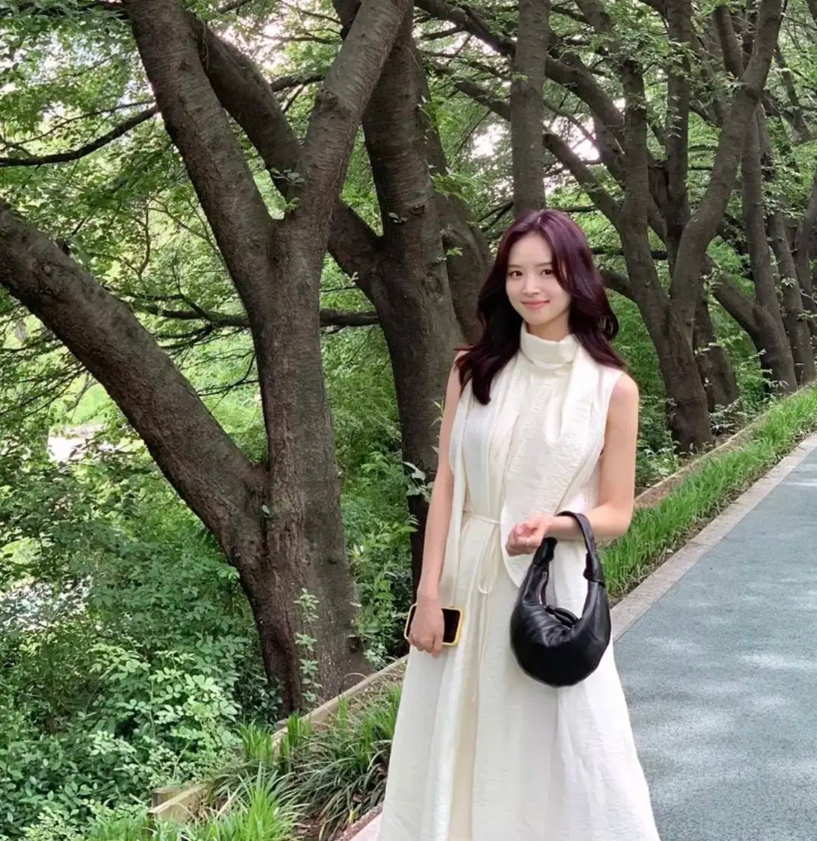 [KINDERSALMON] Cecil Scarf Dress ★すぐ品切れ★ KINDERSALMON] Cecil Scarf Dress ☆すぐ品切れ☆ ワンピース
