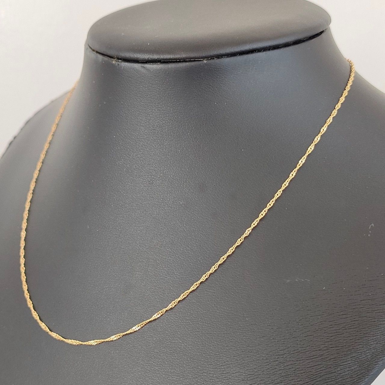 18金 K18 レディース 造幣局 スクリューネックレス 1.17g 40㎝ A827  